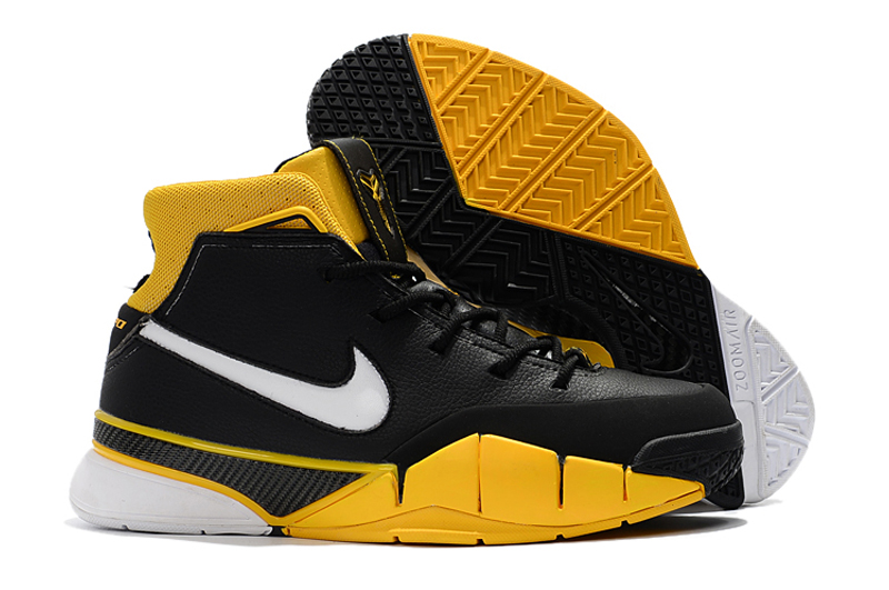Nike Kobe 1 Protro ZK1 Black Yellow White Shoes